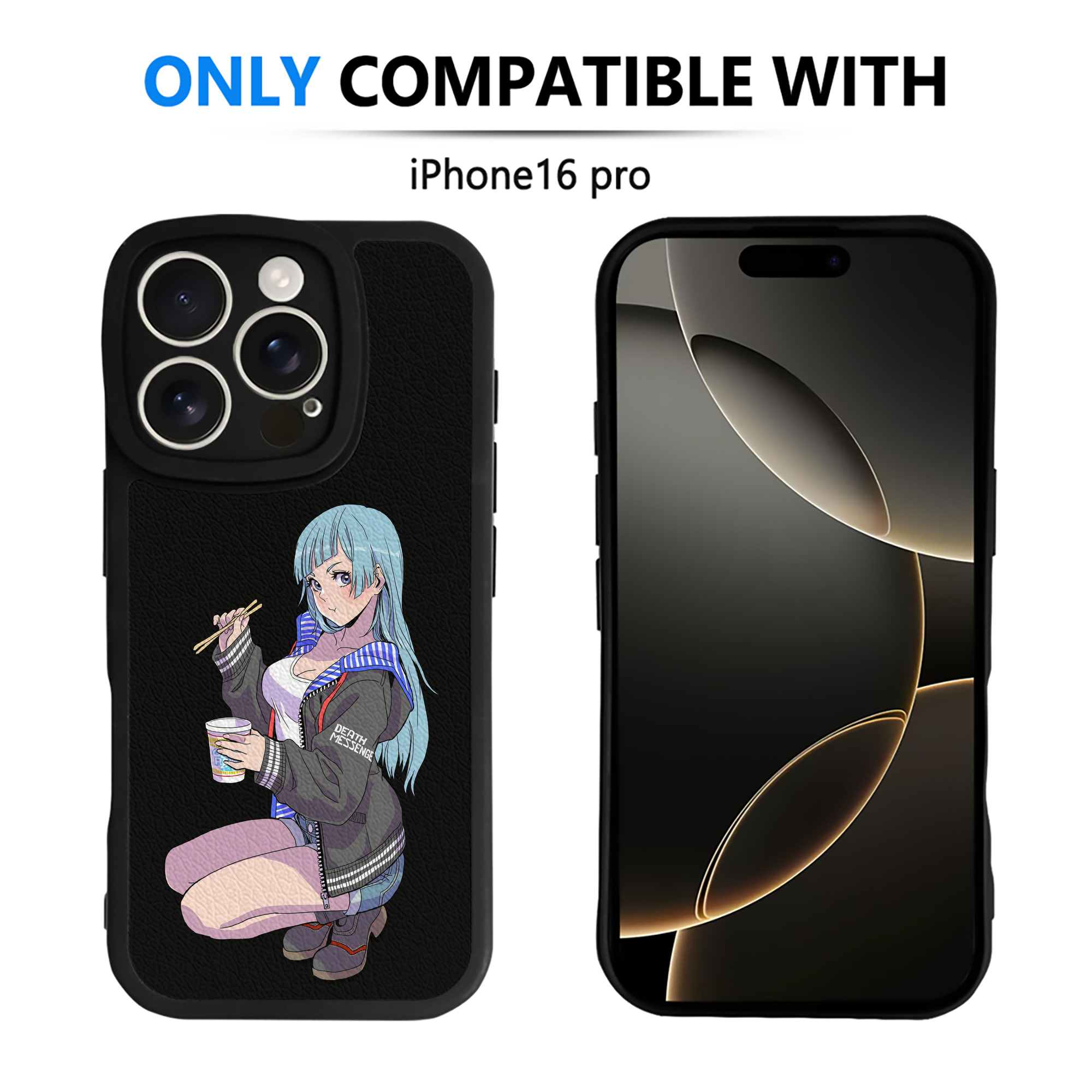 （画像用） 呪術廻戦 Jujutsu Kaisen 【iPhone 16シリーズ対応】シリコンスマホケース（レザー調） 材質：シリコン